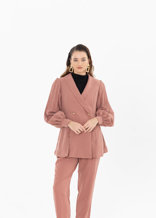 CLAY PLEATED SUIT