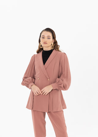 CLAY PLEATED SUIT