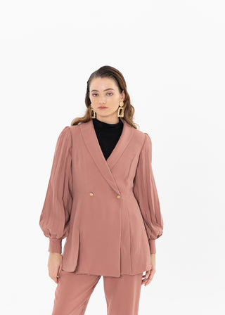 CLAY PLEATED SUIT