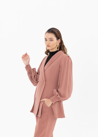 CLAY PLEATED SUIT