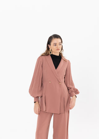 CLAY PLEATED SUIT
