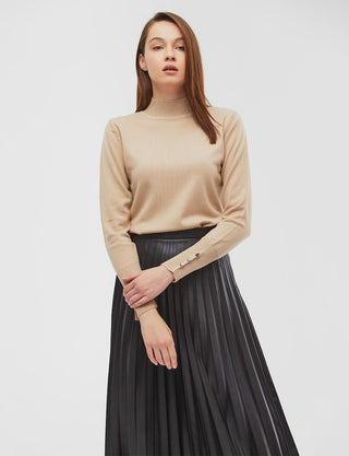 Basic Knit Blouse Stone