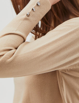 Basic Knit Blouse Stone