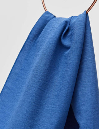 Solid Color Shawl Indigo