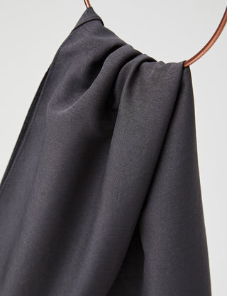 Solid Color Shawl Dark Grey