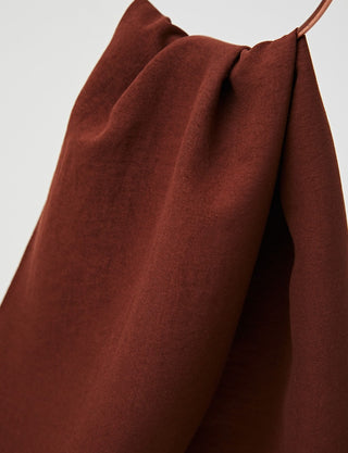Solid Color Shawl Brown