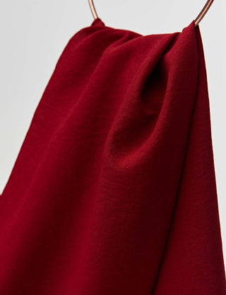 Solid Color Shawl Burgundy