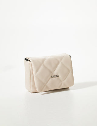 Quilted Shoulder Bag Stone