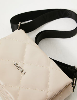 Quilted Shoulder Bag Stone