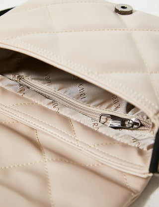 Quilted Shoulder Bag Stone