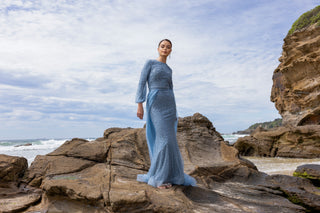 TIARA PEARL EVENING DRESS