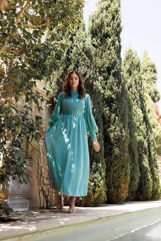 KAYRA RUCHED MAXI DRESS