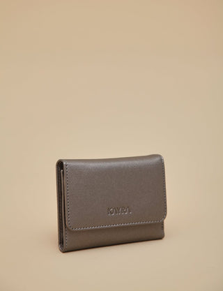 Artificial Leather Wallet Grey CZD03