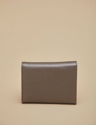 Artificial Leather Wallet Grey CZD03